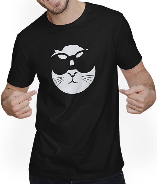 Produktbild von T-Shirt mit Mann Lustiges Meerschweinchen mit Sonnenbrille Meerschweinchen
