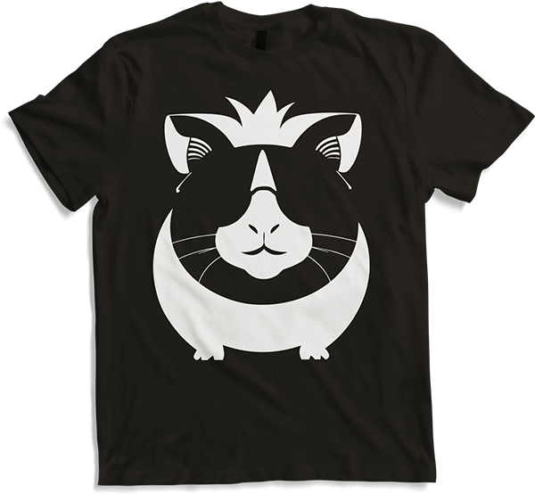 Produktbild von T-Shirt Lustiges Meerschweinchen mit Sonnenbrille Meerschweinchen