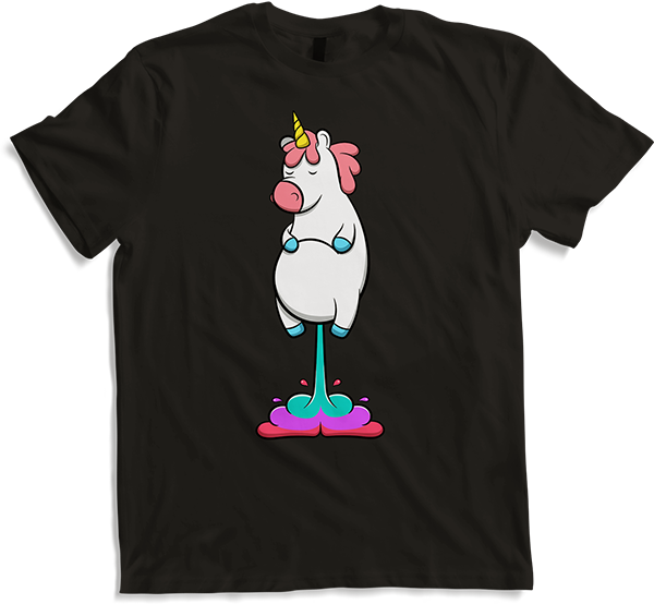 Produktbild von T-Shirt Lustiges furzendes Einhorn | Unicorn | Regenbogen Geschenk