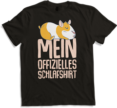 Produktbild von T-Shirt Mein Offizielles Schlafshirt Meerschweinchen Lustige Sprüche