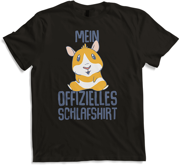 Produktbild von T-Shirt Mein Offizielles Schlafshirt Meerschweinchen Schlafanzug