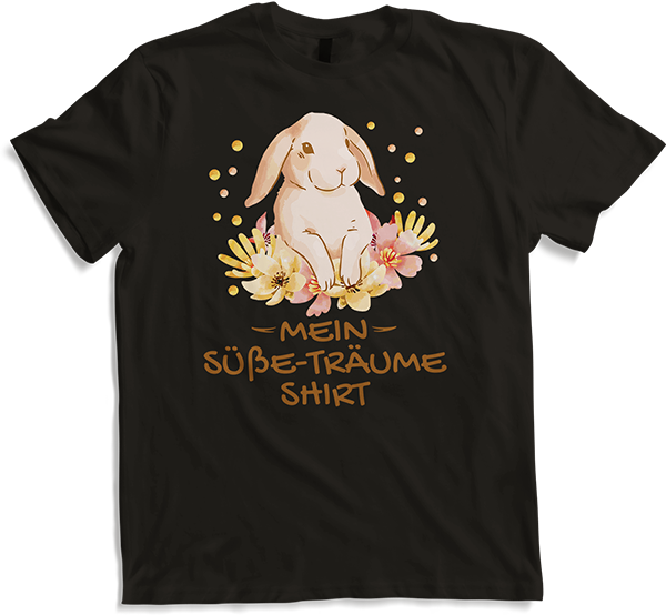Produktbild von T-Shirt Mein Süße-Träume Shirt Schlafshirt Mädchen Jungen Kaninchen