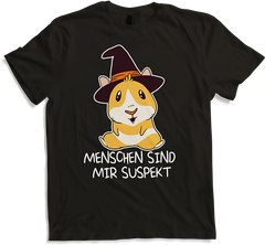 Produktbild von T-Shirt Menschen sind mir suspekt Lustiger Meerschweinchen Spruch