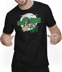 Produktbild von T-Shirt mit Mann Mops Off Cheeky Dog Lustiger Mops Spruch