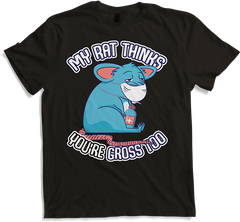 Produktbild von T-Shirt My Rat Thinks You're Gross Too Pet Rat Wearing Gesichtsmaske