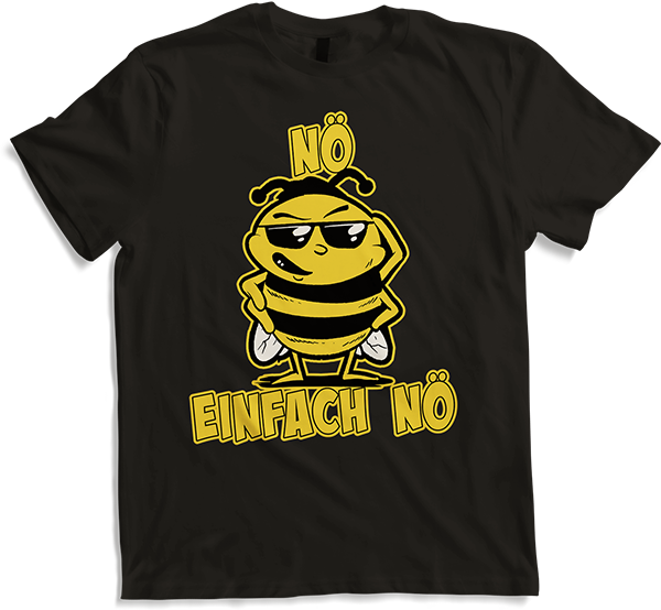 Produktbild von T-Shirt NÖ Biene | Lustiger Cooler Spruch | Für Mädchen & Jungs