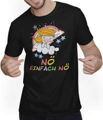 Produktbild von T-Shirt mit Mann NÖ Einhorn | Lustiger Cooler Spruch | Für Mädchen & Jungs