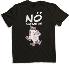 Produktbild von T-Shirt NÖ Einhorn | Lustiger frecher Spruch für Mädchen & Teenager