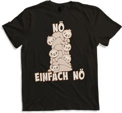 Produktbild von T-Shirt NÖ Faultier | Lustiger Cooler Spruch | Für Mädchen & Jungs