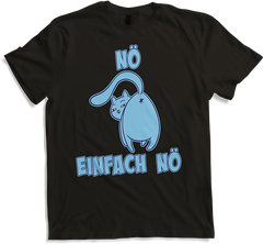 Produktbild von T-Shirt NÖ Katze Popo | Lustiger Cooler Spruch | Für Mädchen & Jungs