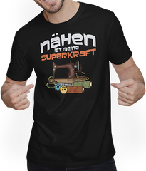 Produktbild von T-Shirt mit Mann Nähen ist meine Superkraft | Lustiges Geschenk für Näherin