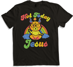 Produktbild von T-Shirt Nicht heute Jesus Witzig Kawaii Nerd Baphomet Satan Teufel