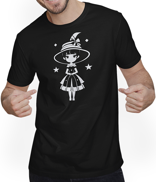 Produktbild von T-Shirt mit Mann Niedlich Gothic Lolita Manga Märchen Anime Mädchen