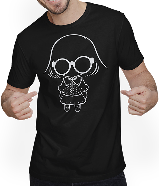 Produktbild von T-Shirt mit Mann Niedliche Anime Mädchen Gothic Manga Märchen Sonnenbrille