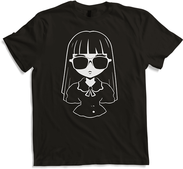 Produktbild von T-Shirt Niedliche Anime Mädchen Gothic Manga Märchen Sonnenbrille
