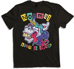 Produktbild von T-Shirt Normal kann ja jeder irres Einhorn Teenager Mädchen Jungen