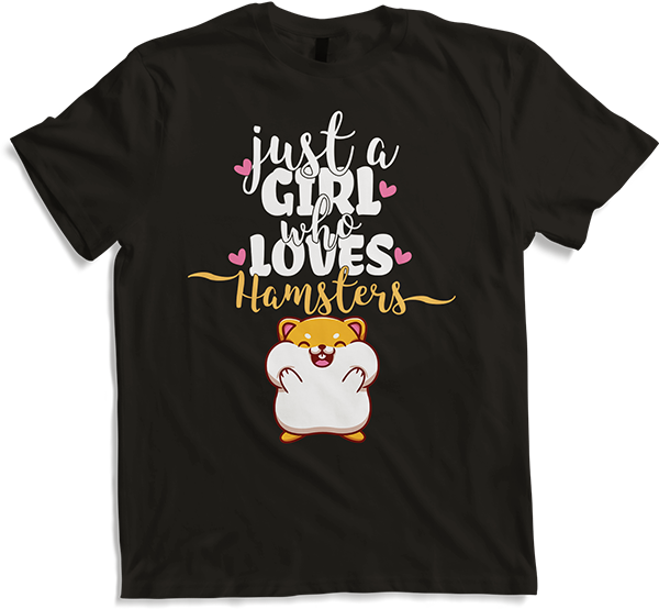 Produktbild von T-Shirt Nur ein Mädchen, das Hamster liebt | Niedlicher Hamster