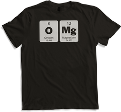 Produktbild von T-Shirt OMG, Lustiges Periodensystem der Elemente Sprüche Chemie