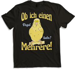Produktbild von T-Shirt Ob ich einen Vogel habe? Mehrere! Wellensittich Sprüche