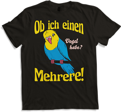 Produktbild von T-Shirt Ob ich einen Vogel habe? Mehrere! Wellensittich Sprüche