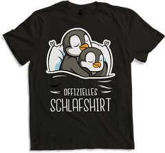 Produktbild von T-Shirt Offizielles Schlafshirt Mädchen Jungen Pyjama Pinguin Spruch