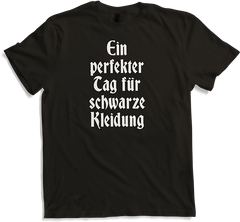 Produktbild von T-Shirt Perfekter Tag für Schwarz Gothic Dark Wave Batcave Spruch