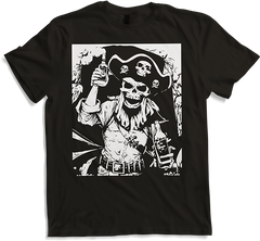Produktbild von T-Shirt Piraten-Fan Totenkopf Piraten Totenköpfe Freibeuter Segeln Pirat