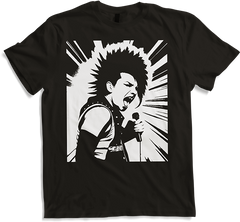 Produktbild von T-Shirt Schreiender Punkrocker mit mohican Anarchy Punk