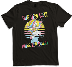 Produktbild von T-Shirt Schulkind 1. Klasse Grundschüler Schulstart Einhorn Mädchen