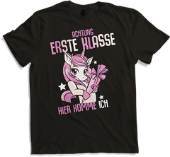 Produktbild von T-Shirt Schulkind 1. Klasse Schulanfänger Schulstart Einhorn Mädchen