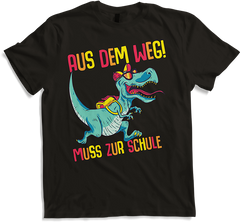 Produktbild von T-Shirt Schulkind Erste Klasse Grundschüler Schulstart Dinosaurier