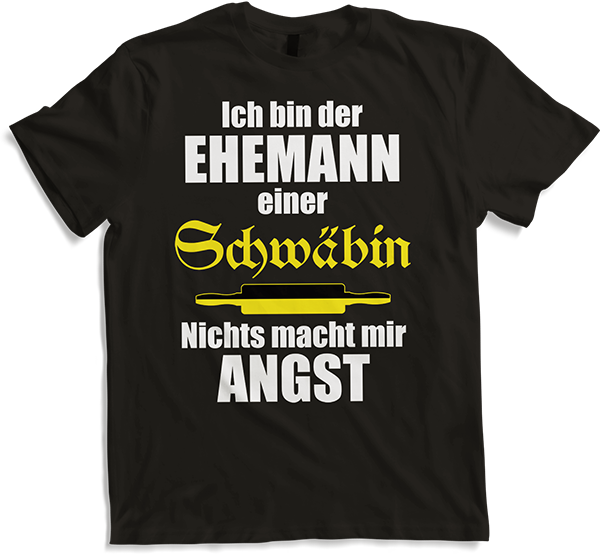 Produktbild von T-Shirt Schwaben | Lustiger schwäbischer Spruch für Ehemänner