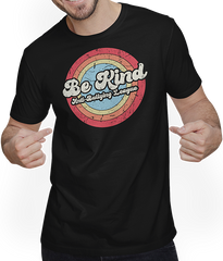 Produktbild von T-Shirt mit Mann Sei nett Anti-Mobbing League Freundlichkeit Inspirierend Positiv