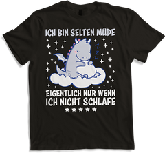 Produktbild von T-Shirt Selten Müde Drachen Kawaii Drache Lustige Schlaf Sprüche