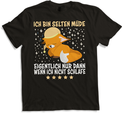 Produktbild von T-Shirt Selten Müde Fuchs Sarkastische Schlaf Sprüche Mädchen Spruch