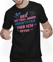 Produktbild von T-Shirt mit Mann Sex ist toll Geburtstag Sexwitz Anzügliche Witze Sprüche