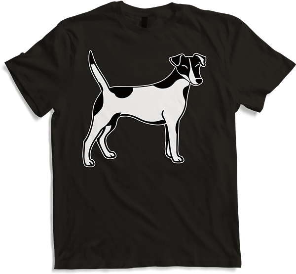 Produktbild von T-Shirt Smooth Hair Fox Terrier Rasse Silhouette Fox Terrier