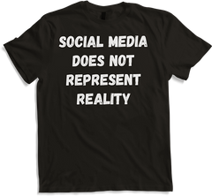 Produktbild von T-Shirt Social Media Does Not Reality Anti Social Network