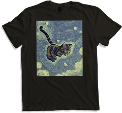 Produktbild von T-Shirt Surreal Impressionistische Katze Impressionismus Katzen Kunst