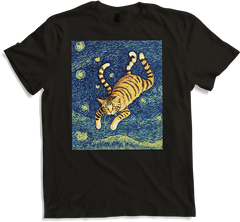 Produktbild von T-Shirt Surreal Impressionistische Katze Impressionismus Katzen Kunst