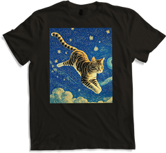 Produktbild von T-Shirt Surreal Impressionistische Katze Impressionismus Katzen Kunst