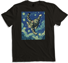 Produktbild von T-Shirt Surreal Impressionistische Katze Impressionismus Katzen Malerei Katze