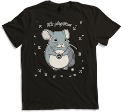 Produktbild von T-Shirt Süße Chinchilla mit Uhr, lustiger Chinchilla-Spruch