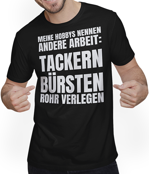 Produktbild von T-Shirt mit Mann Versauter Sexspruch Sexwitz Anmachspruch Anmach Sprüche