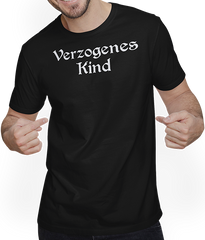 Produktbild von T-Shirt mit Mann Verzogenes Kind Goth Dark Wave Batcave Frauen Gothic Spruch