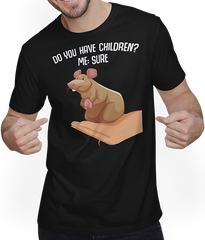 Produktbild von T-Shirt mit Mann You have children? Lustige Ratte Mama Spruch Fancy Ratte Haustier Ratten