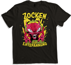 Produktbild von T-Shirt Zocken zur Entspannung Gamer Nerd Spruch PC Computer Games