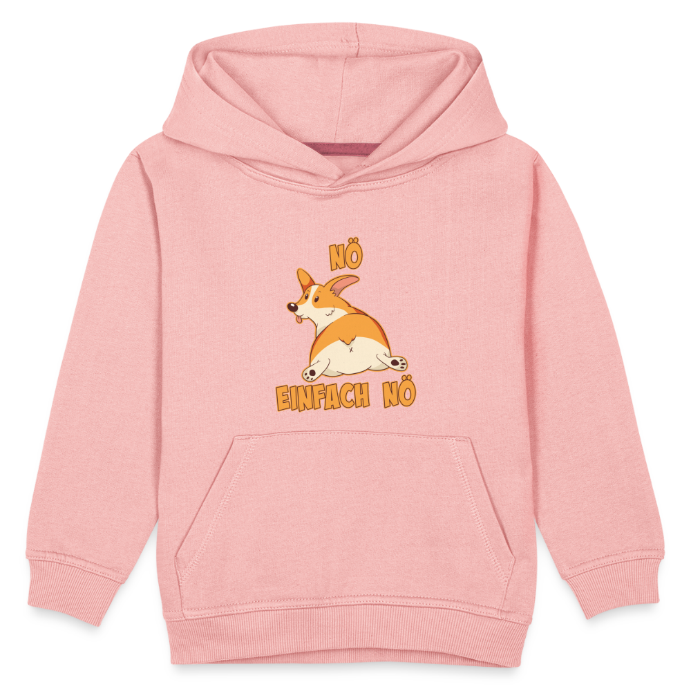 Corgi: Nö Einfach Nö Kinder Premium Hoodie - Kristallrosa