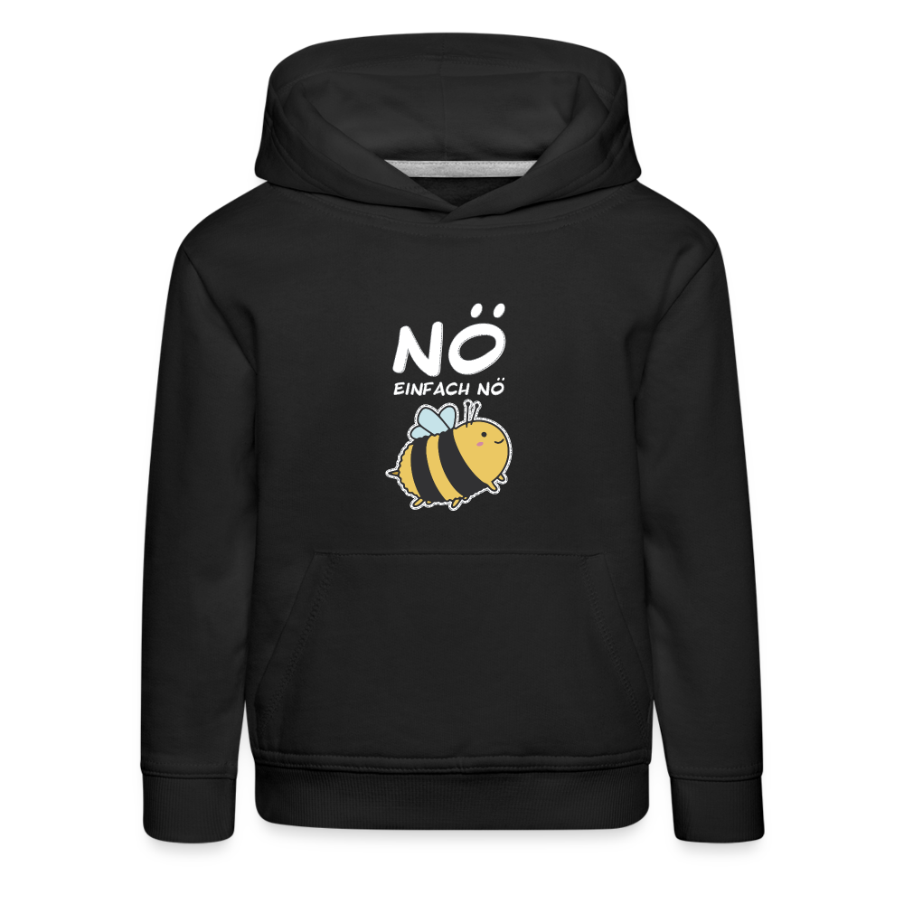 Hummel Nö Einfach Nö Kinder Premium Hoodie - Schwarz