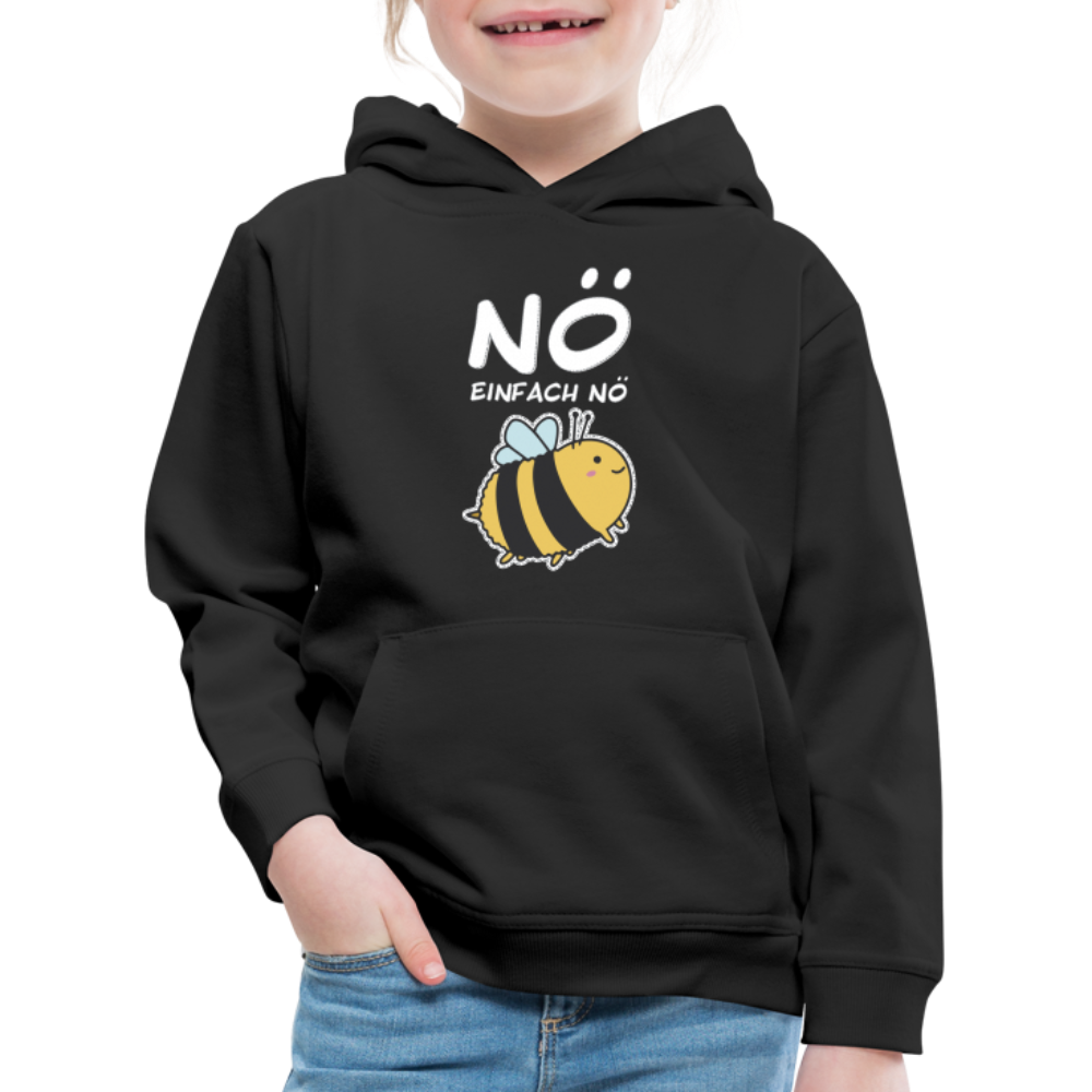 Hummel Nö Einfach Nö Kinder Premium Hoodie - Schwarz